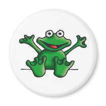 love heart frog magnets