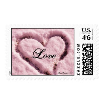 Love-Heart in Snow postage