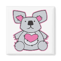 love heart koala bear magnets by animalmadness love heart koala bear magnets