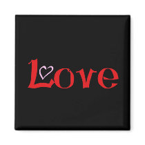 Love Heart magnets by dndartstudio Love Heart magnets