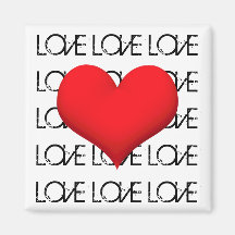 LOVE Heart Magnet