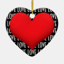 Love Heart Ornaments