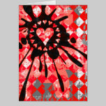 Love Heart Paint Splatter cards