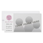 Love Heart Pink Save the Date photo cards