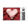 love heart postage