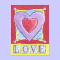 Love Heart postcards