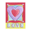 Love Heart postcards by LizRevit Love Heart postcards