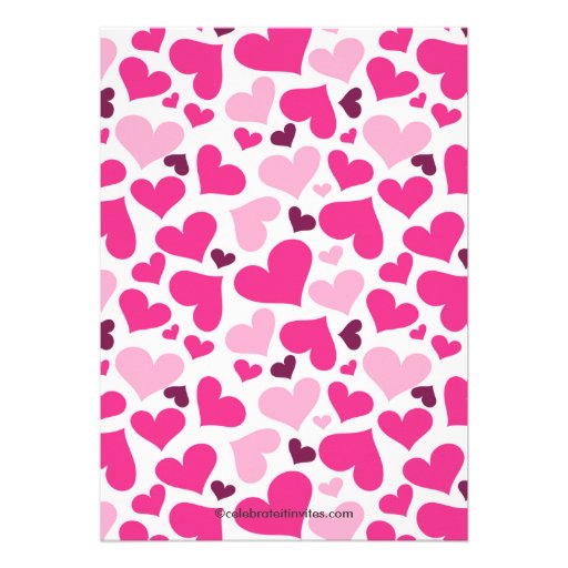 Love Heart Spring Baby Shower Invitation