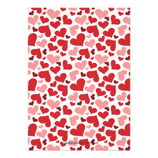 Love Heart Spring Bridal Shower Invitation
