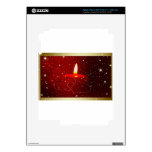 Love Heart Star Golden Candles Destiny Celebration Skins For iPad 3