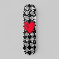 Love Heart Star Splatt skateboards