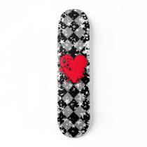 Love Heart Star Splatt skateboards by Artamatik Love Heart Star Splatt skateboards