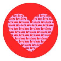 Love Heart stickers