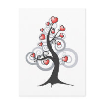 Love heart tree Postcard