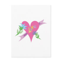 Love Heart Valentines Day Design postcards by Eholidayz Love Heart Valentines Day Design postcards