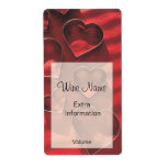 Love Heart Wine Label