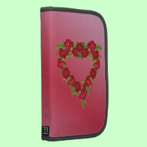 Love Heart Wreath Red Roses planners