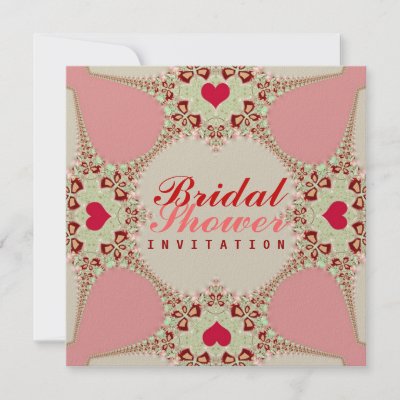 Love Hearts Bridal Show Invitation by Paperstation