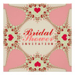 Love Hearts Bridal Show Invitation