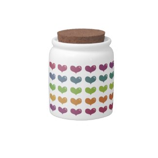 Love Hearts Candy Jar
