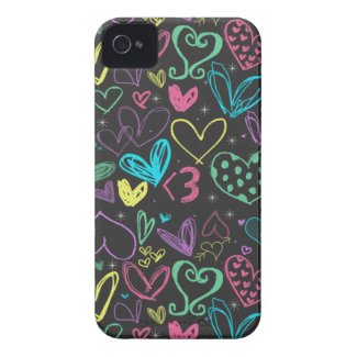 Love hearts iphone4 case