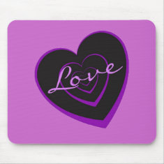 Love & Hearts mousepad