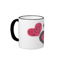 Love hearts mugs