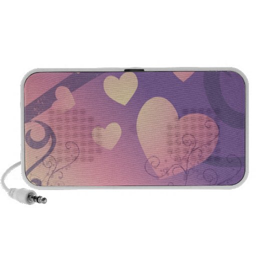Love Hearts portable Doodle Speaker