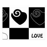LOVE Hearts Post Cards
