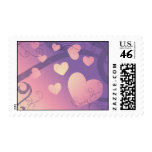 Love hearts postage