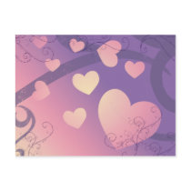 Love Hearts Postcard