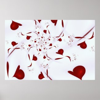 Love Hearts Print