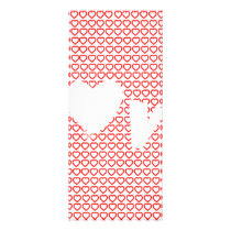 Love Hearts Customized Rack Card