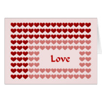 Love Hearts Red and Pink cards by Judith_Heath Love Hearts Red and Pink cards