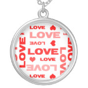 Love Hearts Red necklace