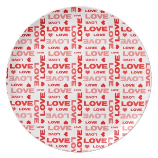 Love Hearts Red