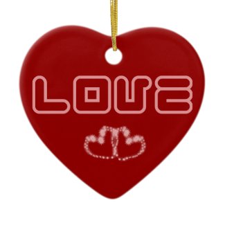 Love & Hearts - Valentine's Day Keepsake ornament