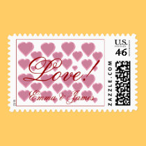 Love Hearts Wedding Stamp by graphicdoodles Love Hearts Wedding Stamp