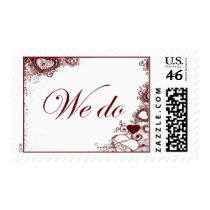 Love & Hearts Wedding Vows Stamp
