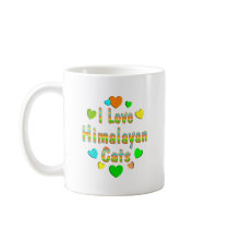Love Himalayan Cats mugs