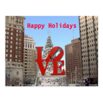 Love Holiday Post Card postcards