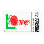 Love Holiday Postage Stamp