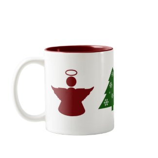Love Hope Joy Peace Christmas Mug mug
