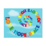 Love Hope Peace Joy Postcard
