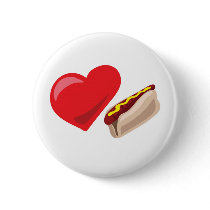 Love hot dogs! Customizable: buttons by Joee3030 Love hot dogs! Customizable: buttons