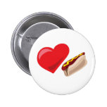 Love hot dogs!  Customizable: Button