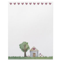 love house home garden marketing letterhead