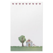 love house home garden stationery