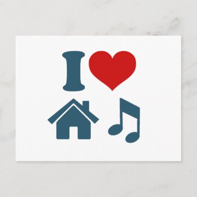 Love House Music postcards