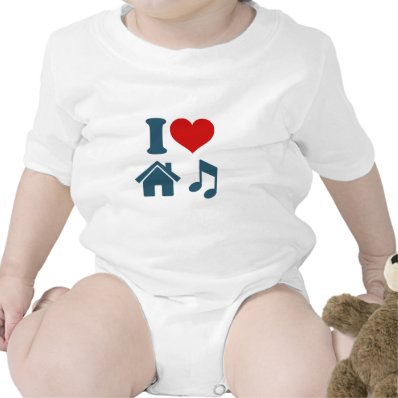 Love House Music Rompers